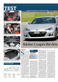 Automobil Revue: Kleine Coupés für den grossen Spass (Ausgabe: 34)