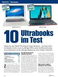 PC-WELT: 10 Ultrabooks im Test (Ausgabe: 10)