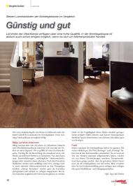 Laminat verlegen: Günstig und gut (Ausgabe: 1/2012 (Oktober-Dezember))