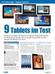 PC-WELT: 9 Tablets im Test (Ausgabe: 11)