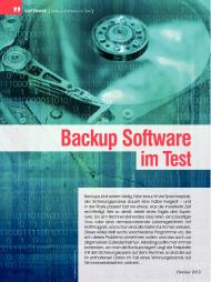 PC NEWS: Backup Software im Test (Ausgabe: Nr. 6 (Oktober/November 2012))