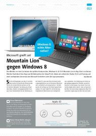 MAC easy: Mountain Lion gegen Windows 8 (Ausgabe: 5/2012 (August/September))