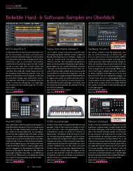 Beat: Beliebte Hard- & Software-Sampler im Überblick (Ausgabe: 12)