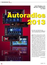 CAR & HIFI: Autoradios 2013 (Ausgabe: 1/2013 (Januar/Februar))