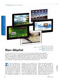 Tablet und Smartphone: 5er-Gipfel (Ausgabe: 4/2012 (Dezember-Februar))