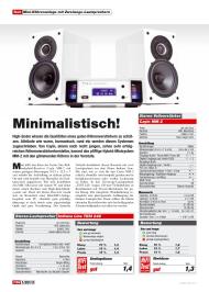 HiFi Test: Minimalistisch! (Ausgabe: 1/2013 (Januar/Februar))