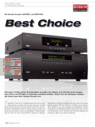 Heimkino: Best Choice (Ausgabe: 1-2/2013 (Januar/Februar))