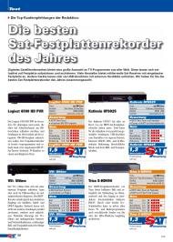 Sat Empfang: Die besten Sat-Festplattenrekorder des Jahres (Ausgabe: 1/2013 (Dezember-Februar))