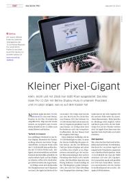 Macwelt: Kleiner Pixel-Gigant (Ausgabe: 1)
