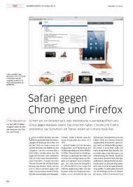 Macwelt: Safari gegen Chrome und Firefox (Ausgabe: 1)