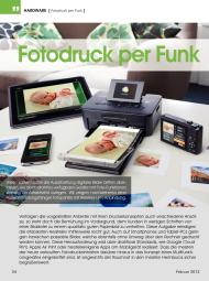 PC NEWS: Fotodruck per Funk (Ausgabe: Nr. 2 (Februar/März 2013))