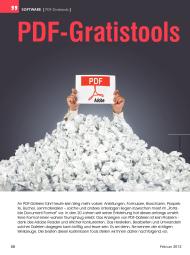 PC NEWS: PDF-Gratistools (Ausgabe: Nr. 2 (Februar/März 2013))
