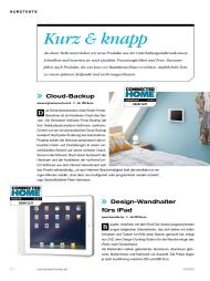 CONNECTED HOME: Kurz & knapp (Ausgabe: 1/2013 (November/Dezember))