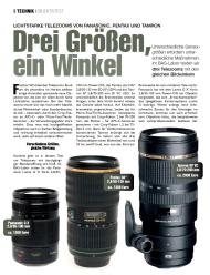 fotoMAGAZIN: Drei Größen, ein Winkel (Ausgabe: Nr. 2 (Februar 2013))