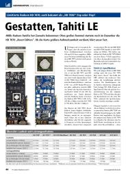 PC Games Hardware: Gestatten, Tahiti LE (Ausgabe: 2)