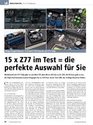 PC Games Hardware: 15  x Z77 im Test = die perfekte Auswahl für Sie (Ausgabe: 10)