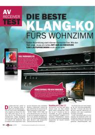 Audio Video Foto Bild: Die beste Klang-Kombo fürs Wohnzimmer (Ausgabe: 3)