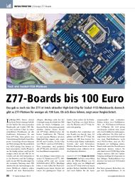 PC Games Hardware: Z77-Boards bis 100 Euro (Ausgabe: 3)