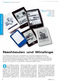 Tablet und Smartphone: Nachteulen und Winzlinge (Ausgabe: 1/2013 (März-Mai))