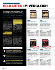DigitalPHOTO: SD-Karten im Vergleich (Ausgabe: 4)