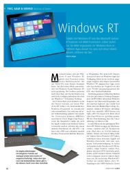 Business & IT: Windows RT vs. Windows 8 (Ausgabe: 2)