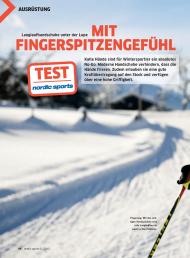 nordic sports: Mit Fingerspitzengefühl (Ausgabe: 1/2013 (Februar))