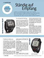 aktiv laufen: Ständig auf Empfang (Ausgabe: Nr. 4 (Juli/August 2012))