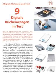 Technik zu Hause.de: 9 digitale Küchenwaagen im Test (Vergleichstest)