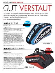 tennisMAGAZIN: Gut verstaut (Ausgabe: Nr. 6 (Juni 2013))