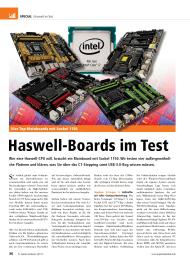 PC Games Hardware: Haswell-Boards im Test (Ausgabe: 7)