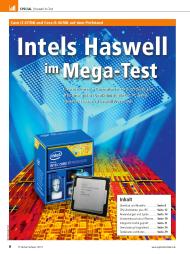 PC Games Hardware: Intels Haswell im Mega-Test (Ausgabe: 7)