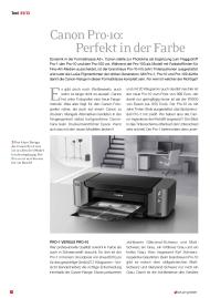 FineArtPrinter: Canon Pro-10: Perfekt in der Farbe (Ausgabe: 1)