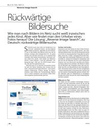 Pictures Magazin: Rückwärtige Bildersuche (Ausgabe: 4/2013 (April))