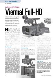 FOTO & VIDEO DIGITAL: Viermal Full-HD (Ausgabe: 9-10/2012 (September/Oktober))