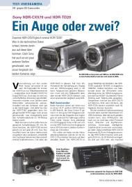 FOTO & VIDEO DIGITAL: Ein Auge oder zwei? (Ausgabe: 9-10/2012 (September/Oktober))