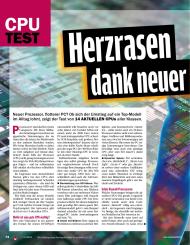 Computer Bild: Herzrasen dank neuer CPU? (Ausgabe: 17)