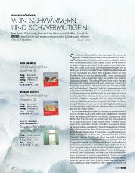 BÜCHER: Von Schwärmern und Schwermütigen (Ausgabe: 3/2013 (April/Mai))
