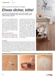 Laminat verlegen: Etwas dicker, bitte! (Ausgabe: 1/2013 (August-Oktober))