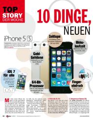 Computer Bild: 10 Dinge, die nur die neuen Iphones haben (Ausgabe: 21)