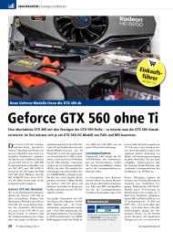 PC Games Hardware: Geforce GTX 560 ohne Ti (Ausgabe: 7)
