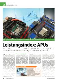 PC Games Hardware: Leistungsindex: APUs (Ausgabe: 2)