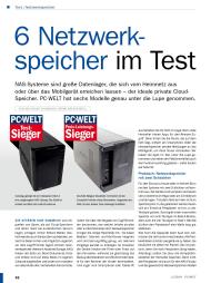 PC-WELT: 6 Netzwerkspeicher im Test (Ausgabe: 1)