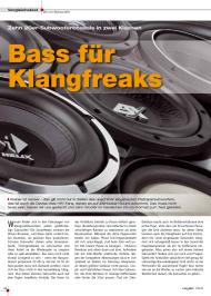 CAR & HIFI: Bass für Klangfreaks (Ausgabe: 1/2014 (Januar/Februar))