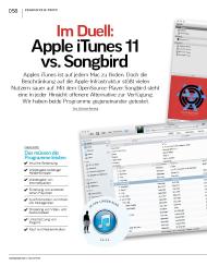 MAC LIFE: Im Duell: Apple iTunes 11 vs. Songbird (Ausgabe: 12)