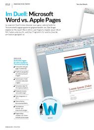 MAC LIFE: Im Duell: Microsoft Word vs. Apple Pages (Ausgabe: 3)