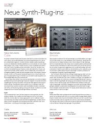 Beat: Neue Synth-Plug-ins (Ausgabe: 9)