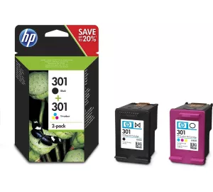 HP 301 2er-Pack (Schwarz/Cyan/Magenta/Gelb) von HP