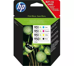 HP 950XL/951XL 4er-Pack (Schwarz/Cyan/Magenta/Gelb) von HP