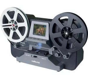 Reflecta Film Scanner Super 8 – Normal 8 in schwarz von Reflecta