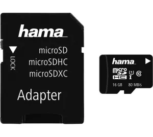 Hama microSD UHS-I 80MB/s Kit von Hama